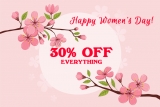 Happy Women's Day 2019: Enjoy 30% OFF Offer on Storewide