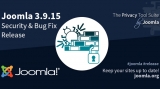 Joomla 3.9.15 Security & Bug Fix Release