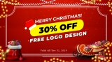 Merry Christmas 2019: 30% OFF Storewide & Free Xmas Logo Design