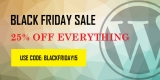 Black Friday and Cyber Monday WordPress Theme Sale!