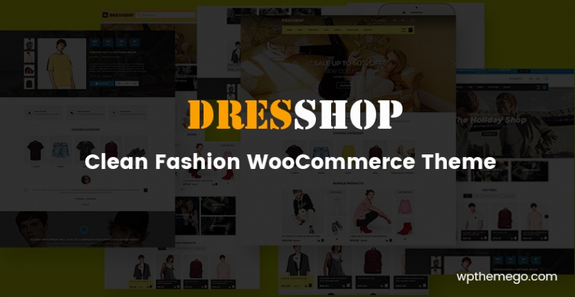 [THEME PREVIEW] DresShop - Clean Fashion WooCommerce Theme