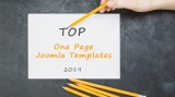 6 Top One Page Joomla Templates in 2019